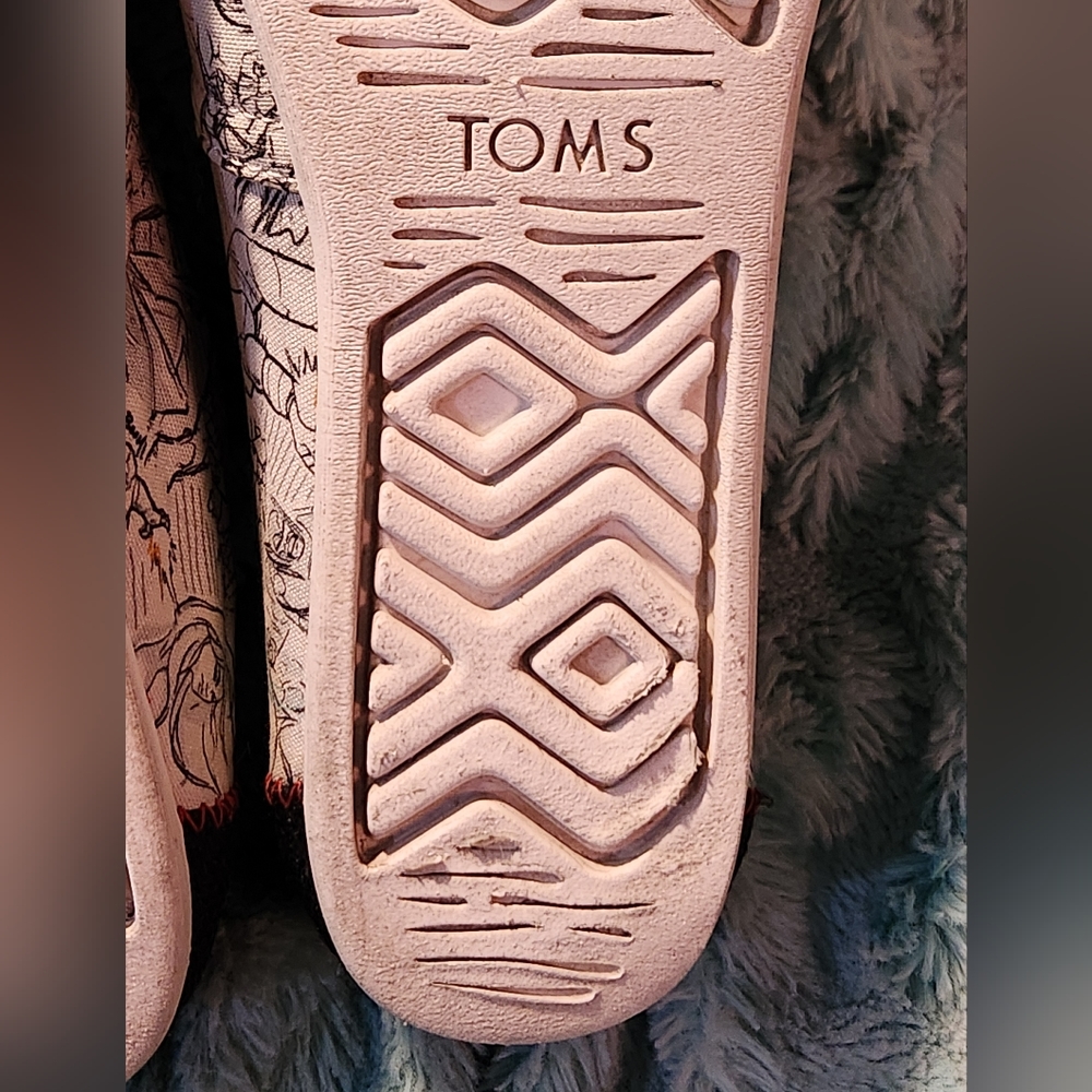 Toms X Marvel Concept Art Printed Classics 7 Wm Sz 9.5 - Picture 11 of 14
